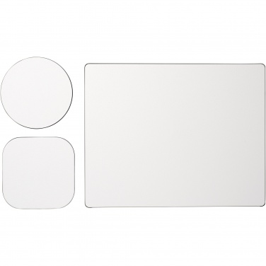 Logotrade business gifts photo of: Brite-Mat® mouse mat and coaster set combo 1