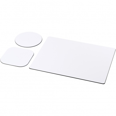 Logotrade promotional items photo of: Brite-Mat® mouse mat and coaster set combo 1