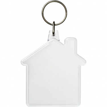 Logotrade advertising products photo of: Combo house-shaped keychain
