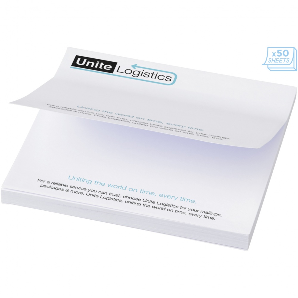 Logo trade promotional gifts picture of: Sticky-Mate® large square sticky notes 100x100mm