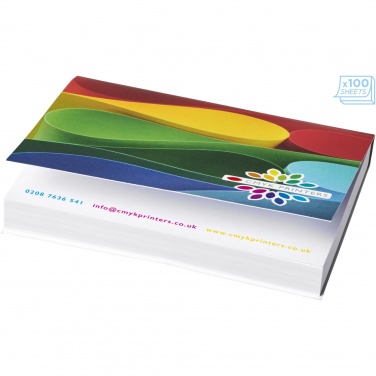 Logotrade promotional item picture of: Sticky-Mate® A7 soft cover sticky notes 100x75mm