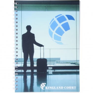 Logo trade corporate gifts picture of: Desk-Mate® wire-o A5 notebook PP cover