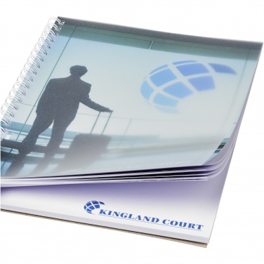 Logo trade promotional items picture of: Desk-Mate® wire-o A5 notebook PP cover