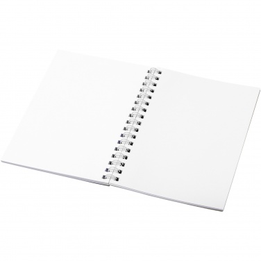 Logo trade promotional gift photo of: Desk-Mate® spiral A6 notebook PP cover