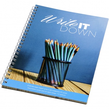 Logo trade promotional giveaway photo of: Desk-Mate® A5 spiral notebook