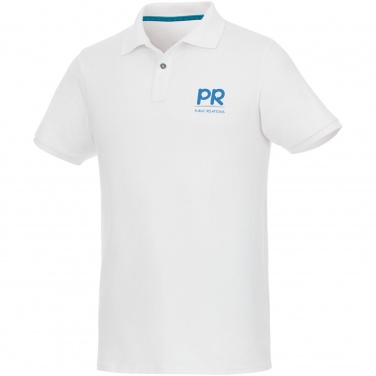 Logotrade promotional merchandise picture of: Beryl short sleeve men's organic recycled polo