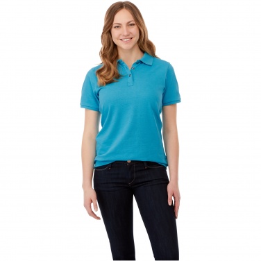 Logo trade promotional gift photo of: Beryl short sleeve women's organic recycled polo