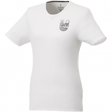 Logo trade business gift photo of: Balfour short sleeve women's organic t-shirt