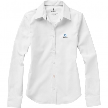 Logo trade promotional giveaway photo of: Vaillant long sleeve women's oxford shirt