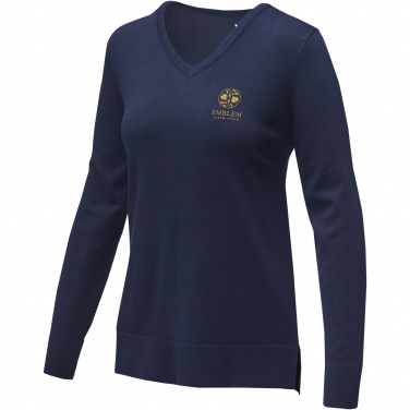 Logo trade promotional merchandise image of: Stanton women's v-neck pullover