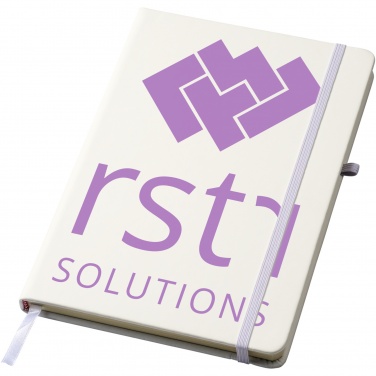 Logo trade promotional gifts image of: Polar A5 notebook with lined pages