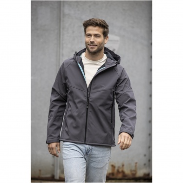 Logo trade business gift photo of: Coltan men’s GRS recycled softshell jacket