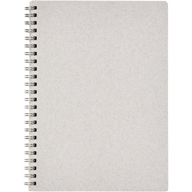 Logo trade advertising products picture of: Bianco A5 size wire-o notebook