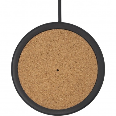 Logotrade corporate gift image of: Kivi 10W limestone/cork wireless charging pad