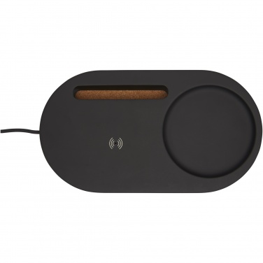 Logotrade promotional product image of: Klip 5W wireless charging desk organizer