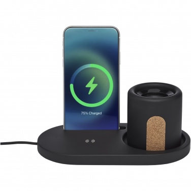 Logo trade corporate gift photo of: Klip 5W wireless charging desk organizer