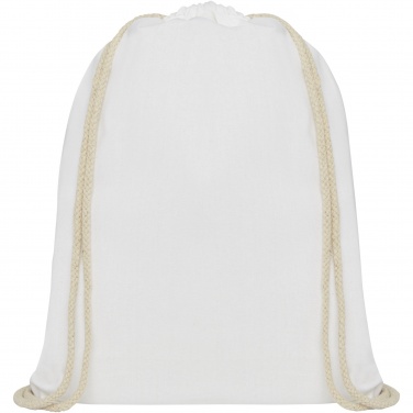 Logotrade promotional merchandise image of: Oregon 140 g/m² cotton drawstring bag 5L