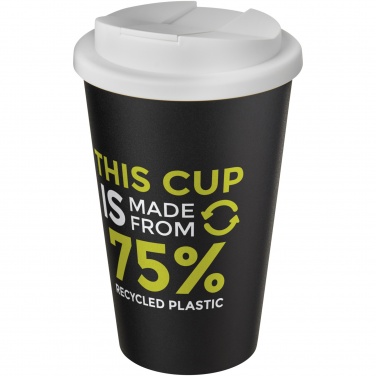 Logo trade corporate gift photo of: Americano® Eco 350 ml recycled tumbler with spill-proof lid