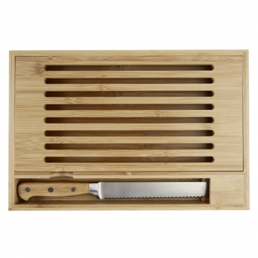 Logotrade promotional items photo of: Pao bamboo cutting board with knife
