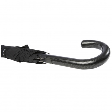Logotrade promotional giveaways photo of: Fontana 23" auto open umbrella with carbon look and crooked handle