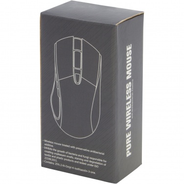 Logo trade advertising products picture of: Pure wireless mouse with antibacterial additive
