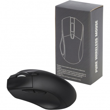 Logo trade promotional merchandise photo of: Pure wireless mouse with antibacterial additive