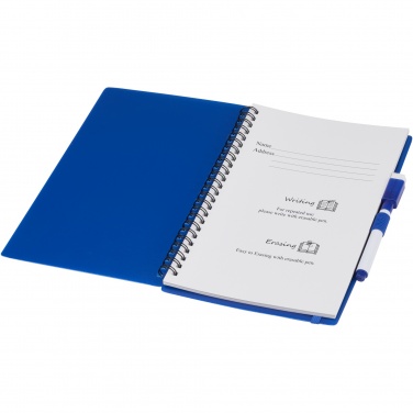 Logo trade promotional giveaways image of: Pebbles reference reusable notebook