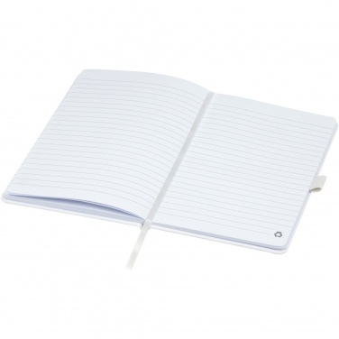 Logo trade advertising product photo of: Honua A5 recycled paper notebook with recycled PET cover