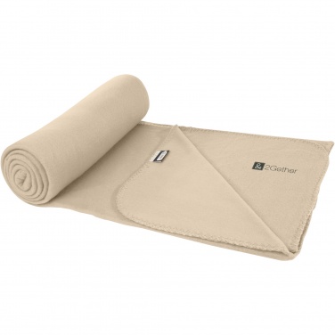 Logo trade promotional giveaways picture of: Willow GRS RPET polar fleece blanket