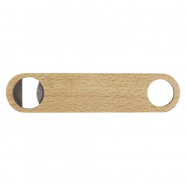 Logo trade advertising product photo of: Origina wooden bottle opener