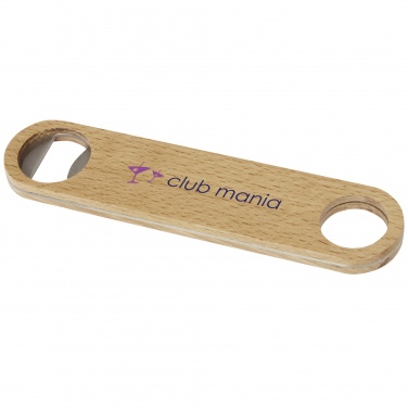 Logo trade promotional gift photo of: Origina wooden bottle opener