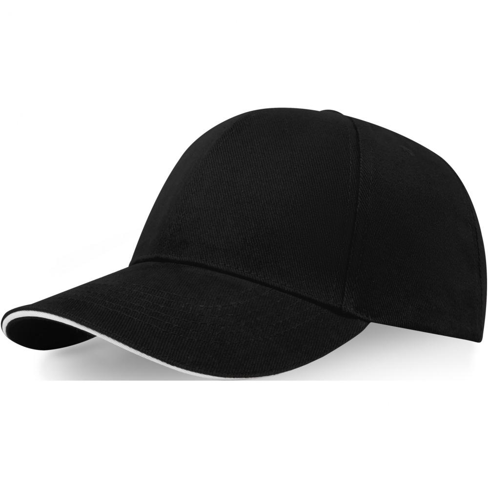 Logotrade advertising product image of: Topaz 6 panel GRS recycled sandwich cap