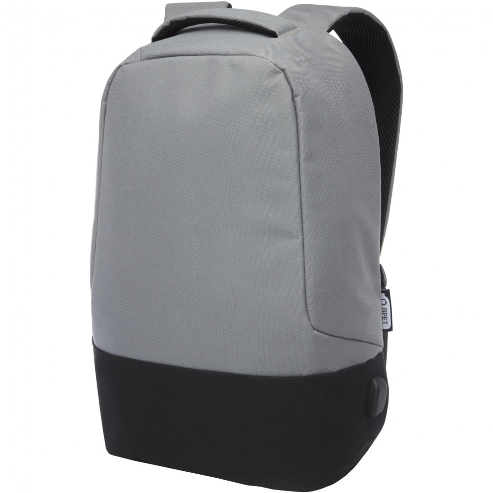 Logotrade promotional product picture of: Cover GRS RPET anti-theft backpack 18L