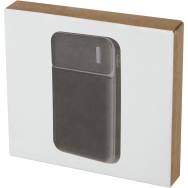 Logo trade promotional gift photo of: Loop 5000 mAh recycled plastic power bank