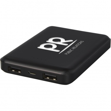 Logo trade promotional products picture of: Gleam 5000 mAh ultra slim light-up power bank