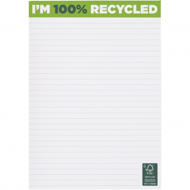Logotrade promotional gift picture of: Desk-Mate® A5 recycled notepad