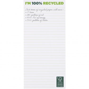 Logotrade promotional giveaway picture of: Desk-Mate® 1/3 A4 recycled notepad