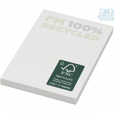 Logo trade corporate gift photo of: Sticky-Mate® recycled sticky notes 50 x 75 mm
