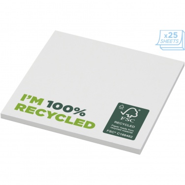 Logo trade advertising products picture of: Sticky-Mate® recycled sticky notes 75 x 75 mm
