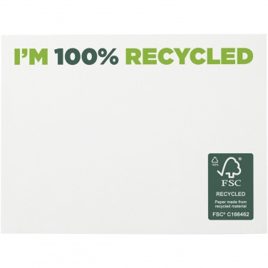 Logotrade promotional gift picture of: Sticky-Mate® recycled sticky notes 100x75 mm