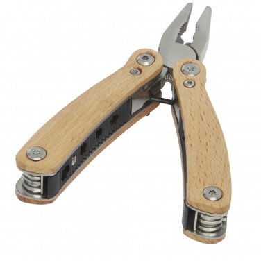 Logo trade corporate gifts picture of: Anderson 12-function medium wooden multi-tool