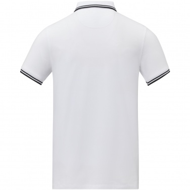 Logo trade promotional gift photo of: Amarago short sleeve men's tipping polo