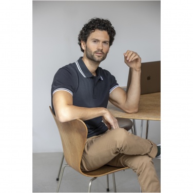 Logotrade promotional giveaway image of: Amarago short sleeve men's tipping polo