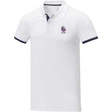 Logo trade promotional giveaway photo of: Morgan short sleeve men's duotone polo