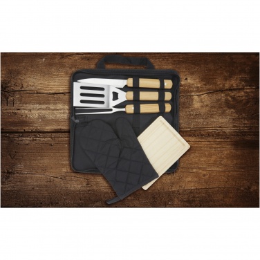 Logo trade business gifts image of: Gratar 5-piece BBQ set