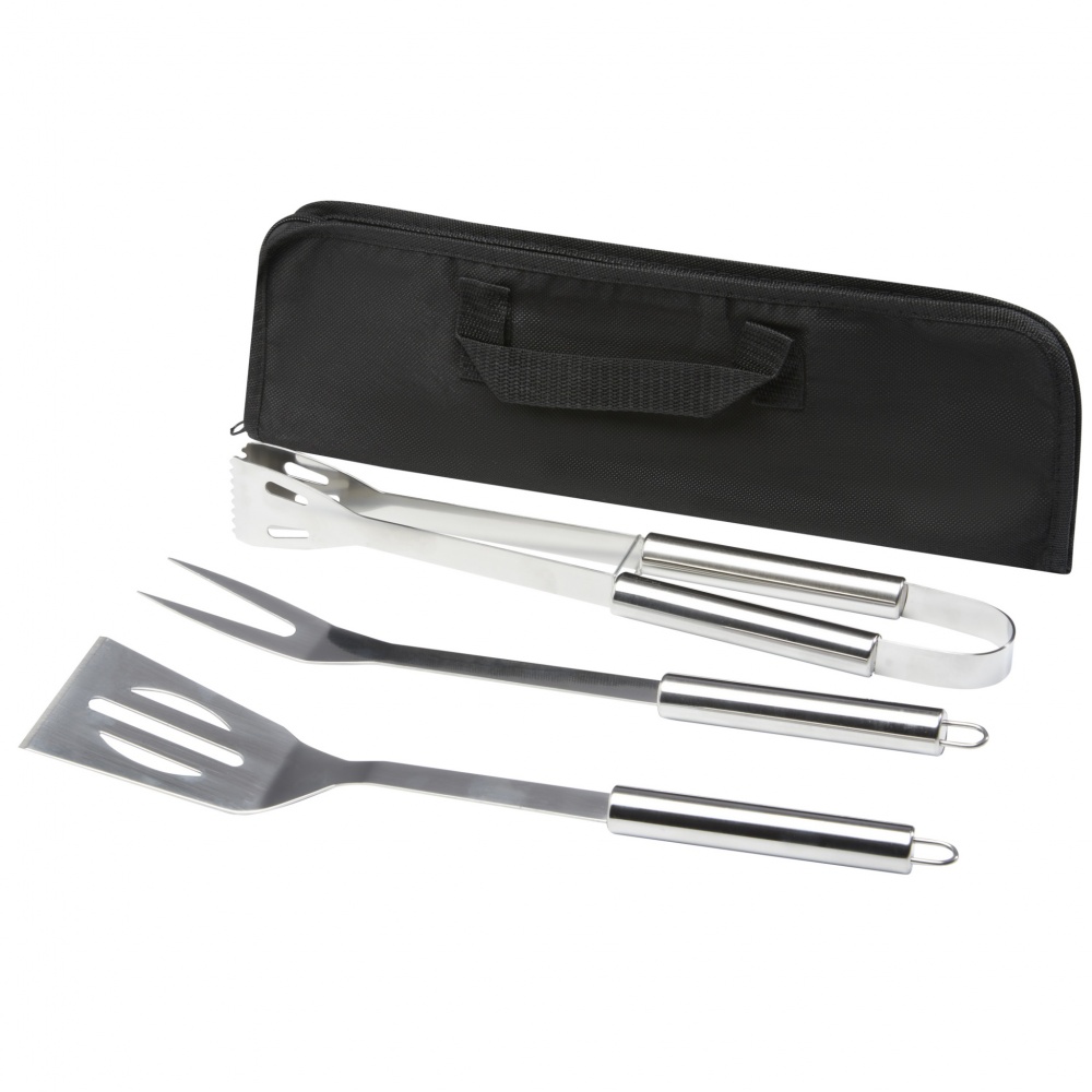 Logo trade promotional merchandise picture of: Barcabo BBQ 3-piece set