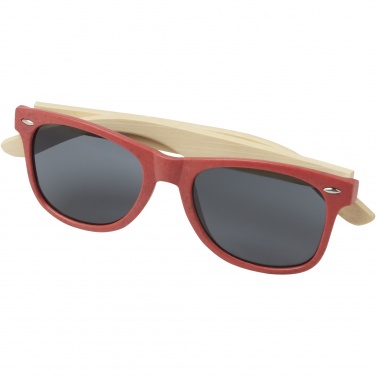 Logo trade promotional giveaways picture of: Sun Ray bamboo sunglasses