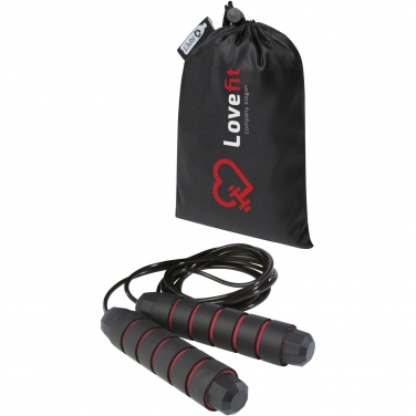 Logotrade promotional gift image of: Austin soft skipping rope in recycled PET pouch