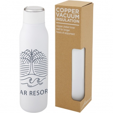 Logo trade corporate gifts image of: Marka 600 ml copper vacuum insulated bottle with metal loop