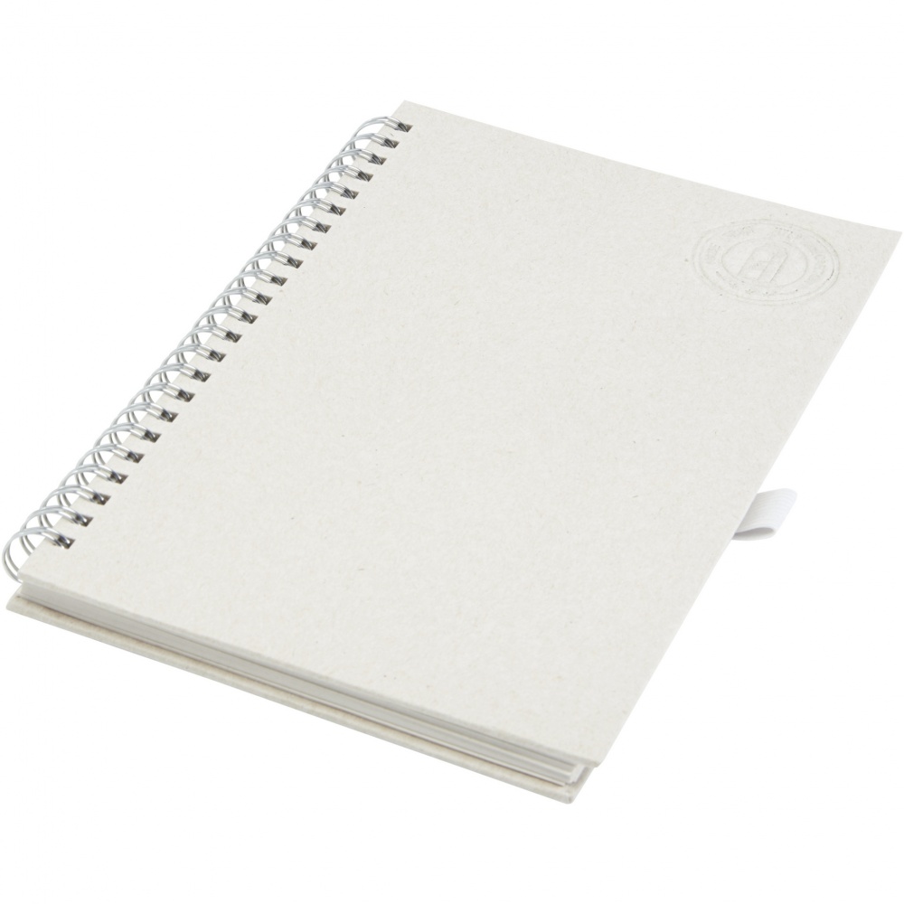 Logotrade promotional giveaway picture of: Dairy Dream A5 size reference recycled milk cartons spiral notebook
